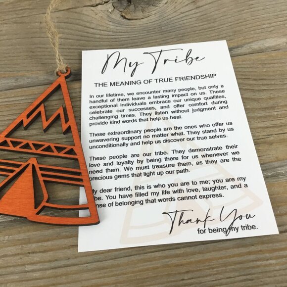 My Tribe The Meaning of True Friendship Story Card Ornament - Picture 8 of 10
